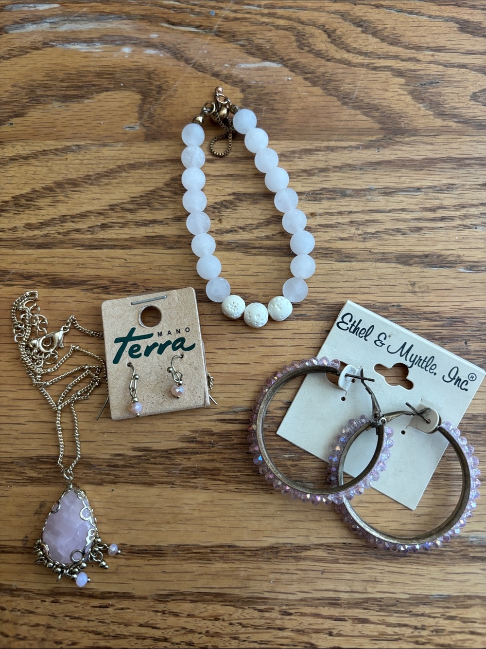 Pink jewelry bundle